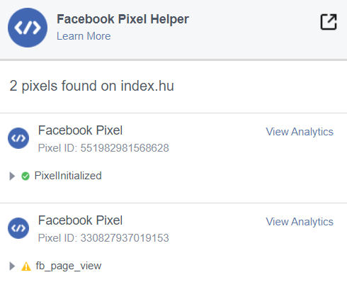 Facebook pixel