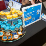 Macaron és mézeskalács a BP Digital standjánál a Marketing Fesztiválon